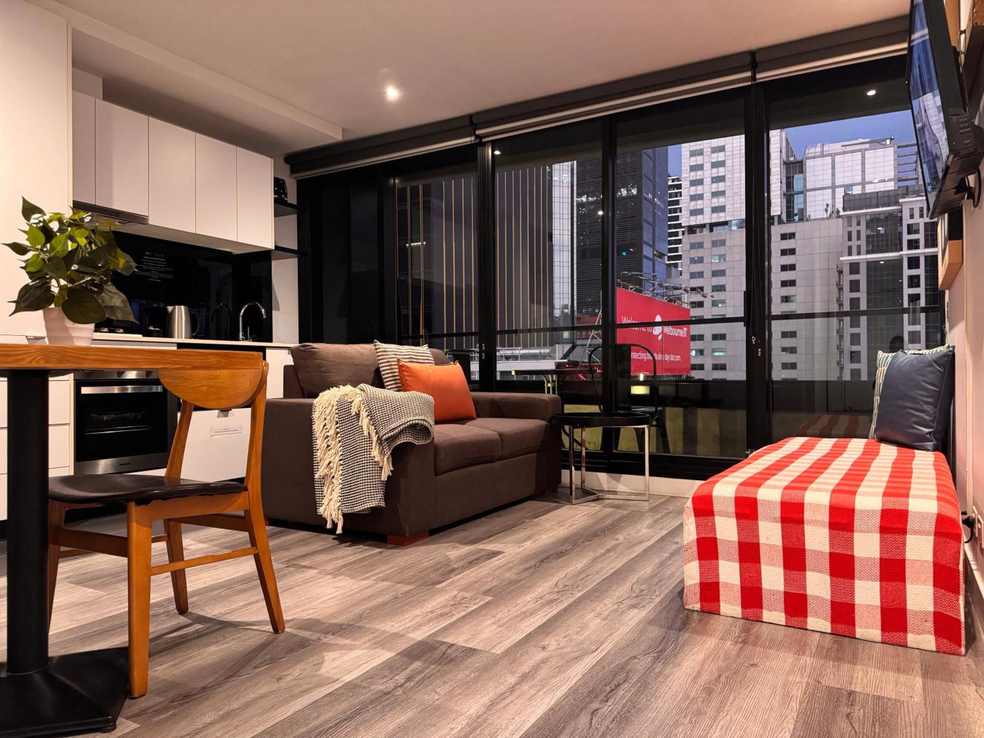 Aura On Flinders Serviced Apartments Melbourne City Exterior foto