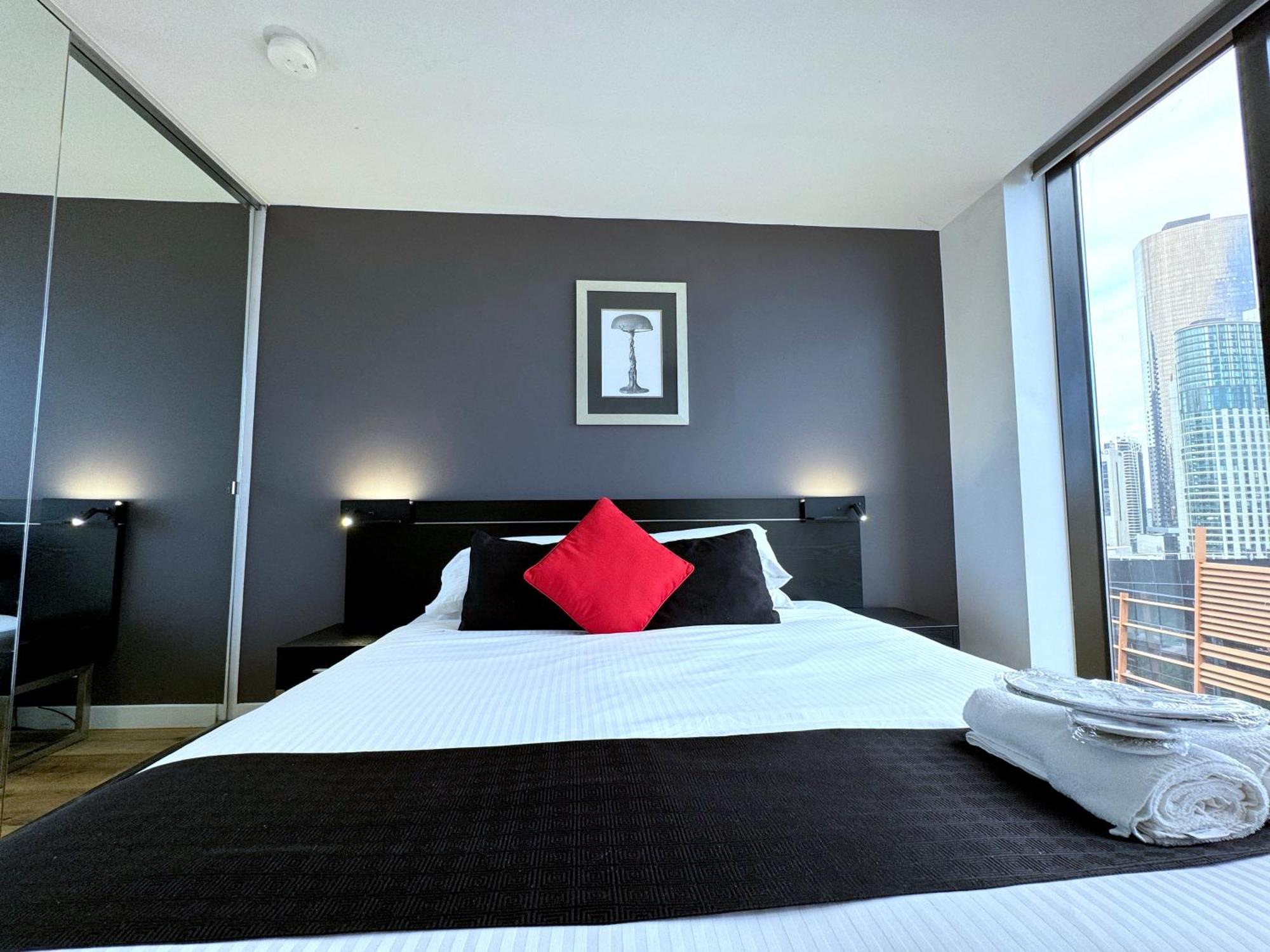 Aura On Flinders Serviced Apartments Melbourne City Exterior foto